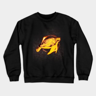 turtle spirit flames Crewneck Sweatshirt